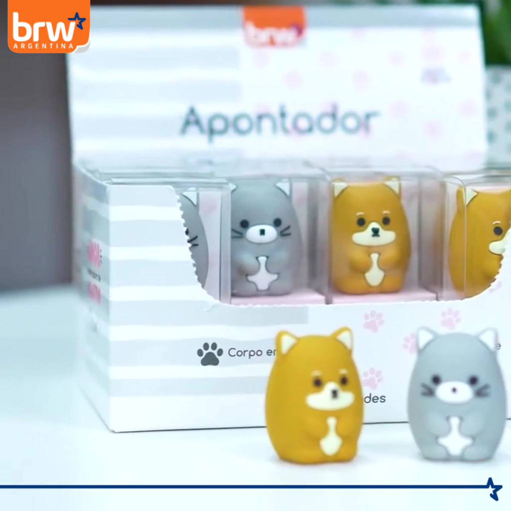 Sacapunta Con Formas " Perritos " BRW 1 B0ca (Excelente Calidad)