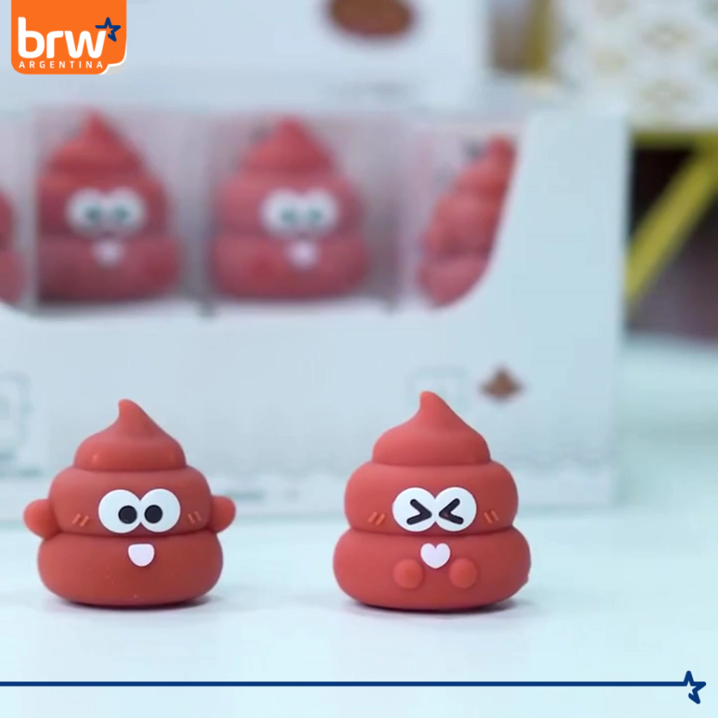 Sacapunta Con Formas " POOP " BRW 1 B0ca (Excelente Calidad) Caca