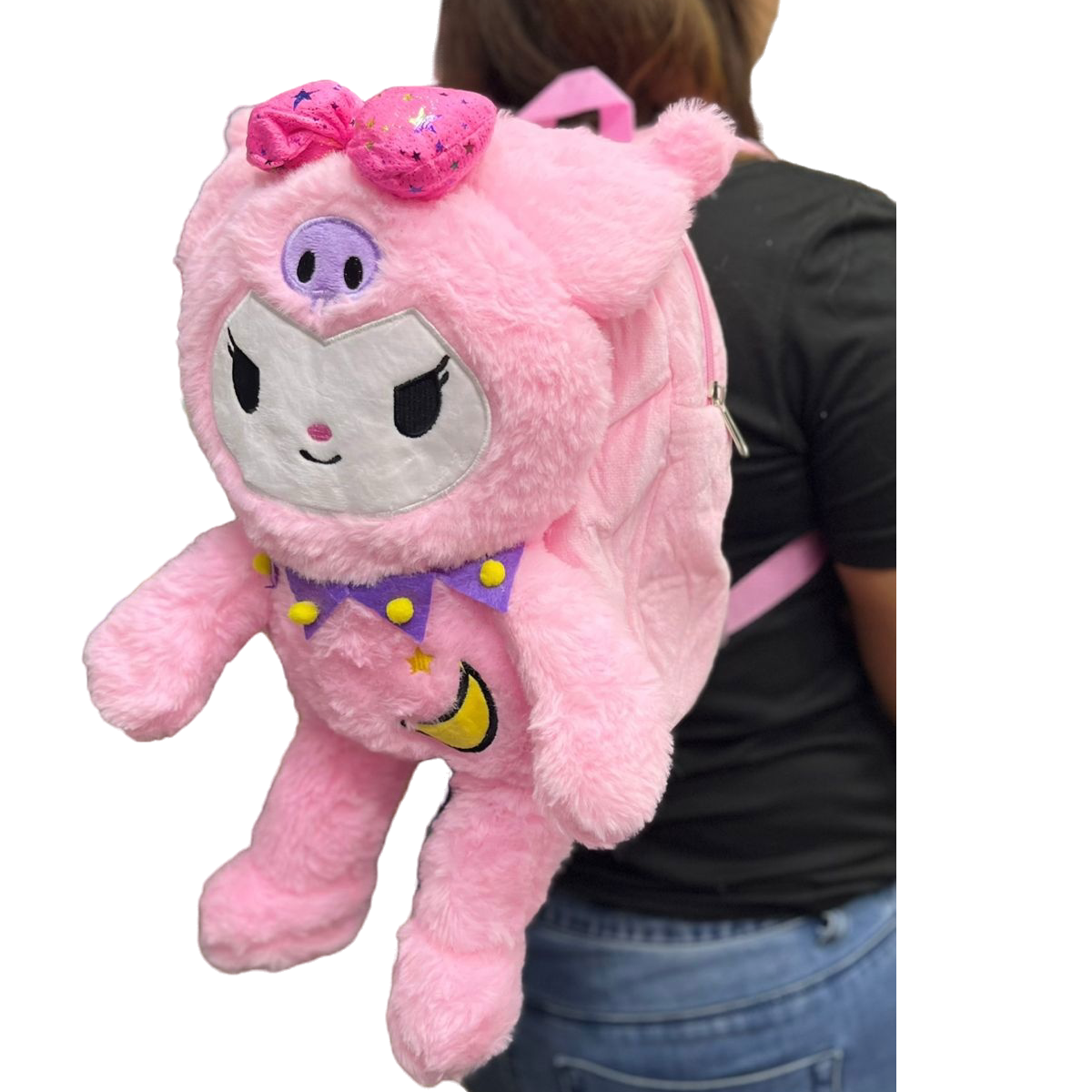 MOCHILAS PELUCHE * KUROMI ROSA *
