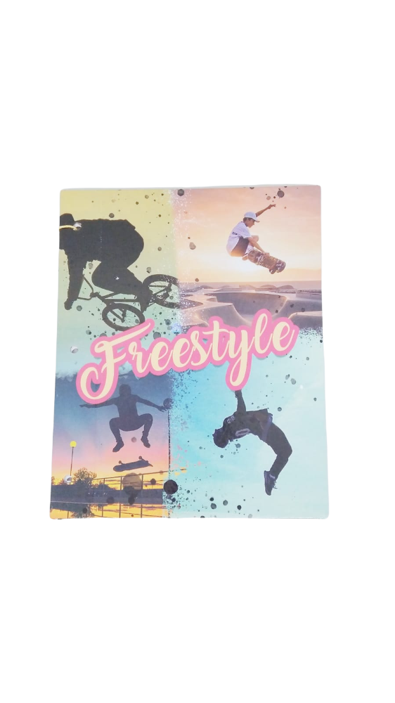 Tapa de Carpeta Escolar N3 " FREESTYLE "