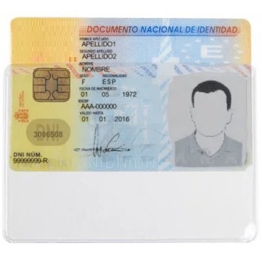 Porta Credencial * Tipo Bolsillo * 7 x 11 cm Transparente