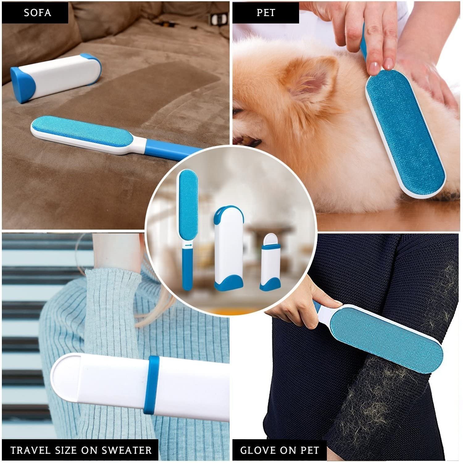 Cepillo Saca Pelusas Grande (Cepillo chico no incluido)