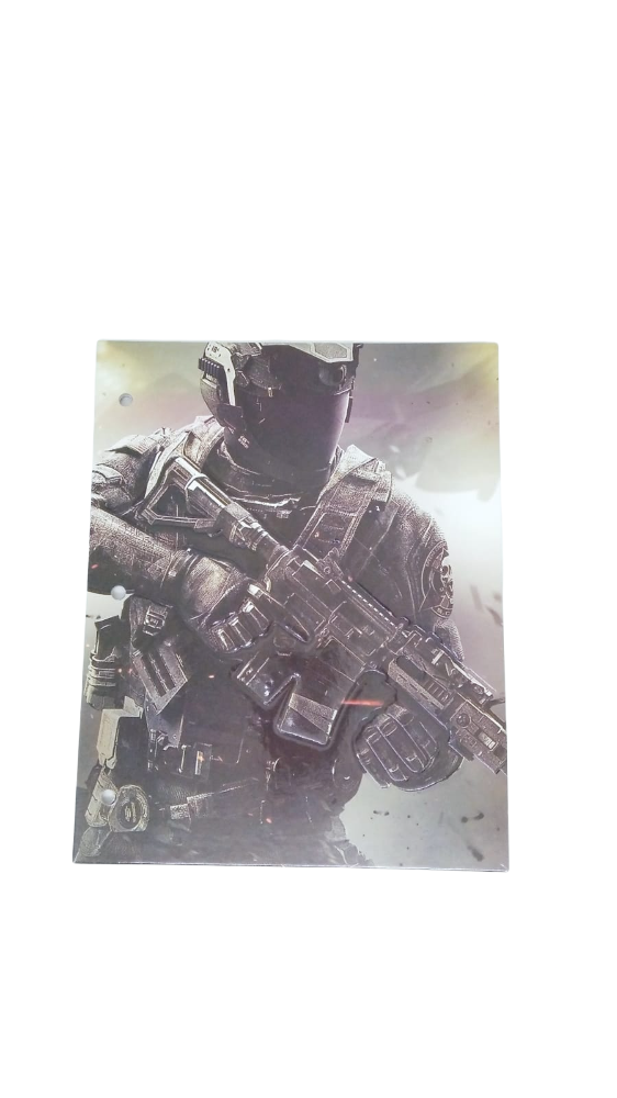Tapa de Carpeta Escolar N3 " WAR " GAMER