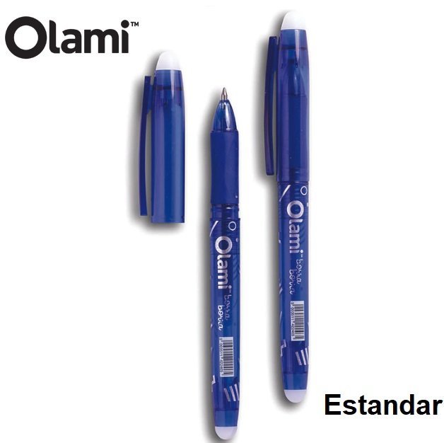 LAPICERA BORRABLE OLAMI TINTA AZUL (c/ Repuesto Estandar)