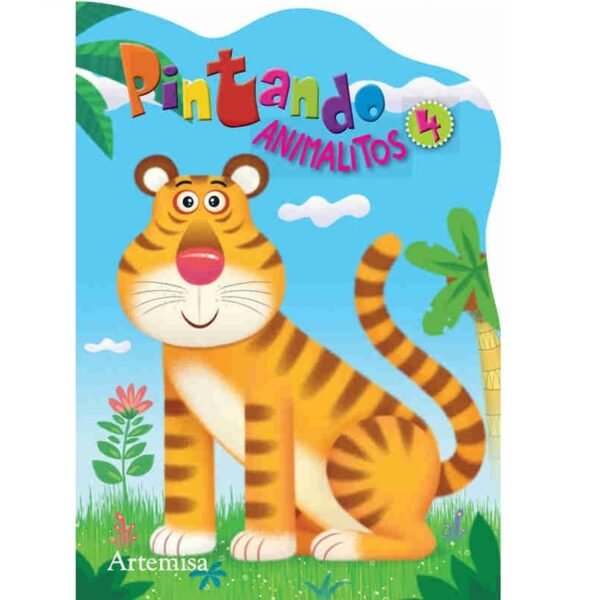 LIBRITOS PARA COLOREAR * TIGRE - Pintando Animalitos * 24X17 - ARTEMISA -