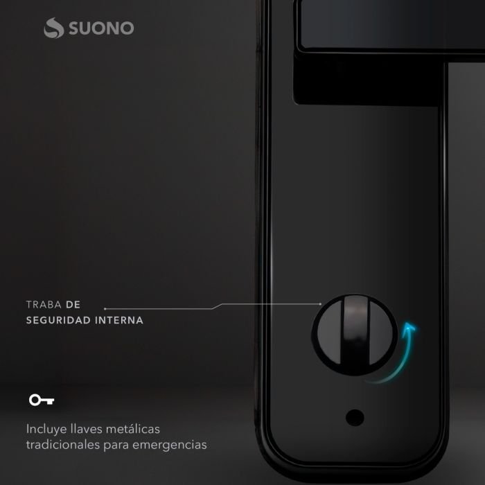 Cerradura *SMART STURDY SUONO* Huella Timbre Codigo Tarjeta proximidad WIFI App TUYA / Smartlife