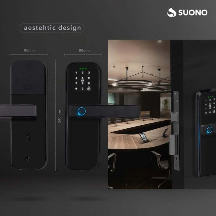 Cerradura *SMART MINI SUONO* Huella Codigo Tarjeta proximidad