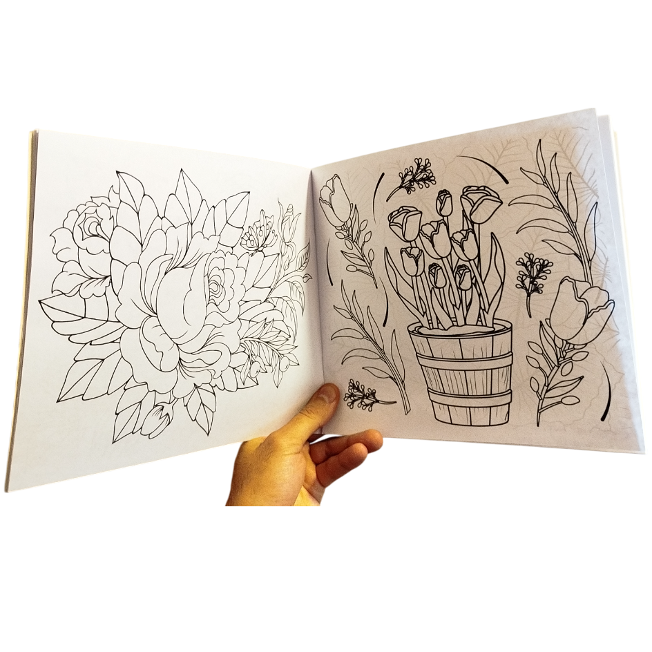 LIBROS PARA COLOREAR " HUERTO de luz " ARTEMISA 32 PAGINAS 21X23