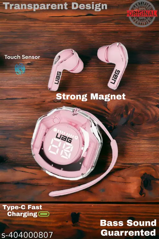 AURICULARES * ULTRAPODS PRO ROSA PASTEL* BLUETOOTH INALAMBRICO IN EAR