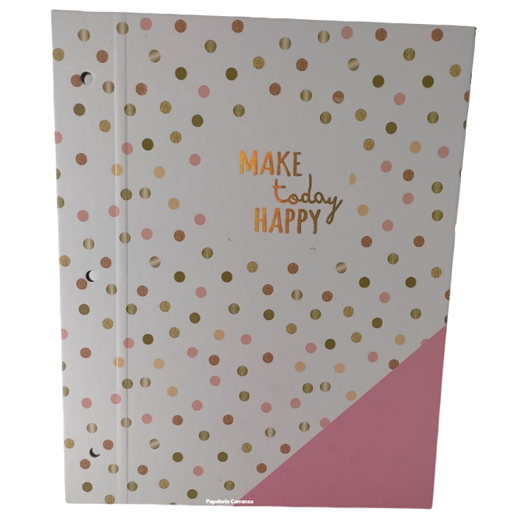 Tapa de Carpeta Escolar N3 "MAKE TODAY HAPPY "