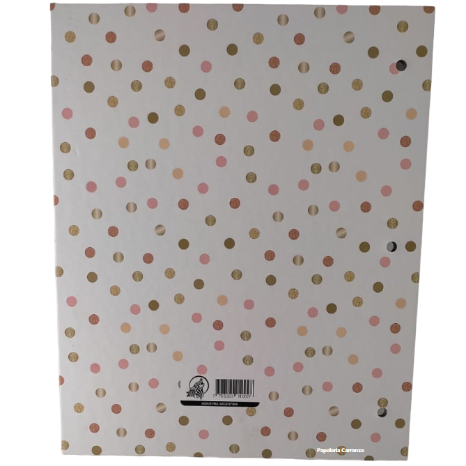 Tapa de Carpeta Escolar N3 "MAKE TODAY HAPPY "