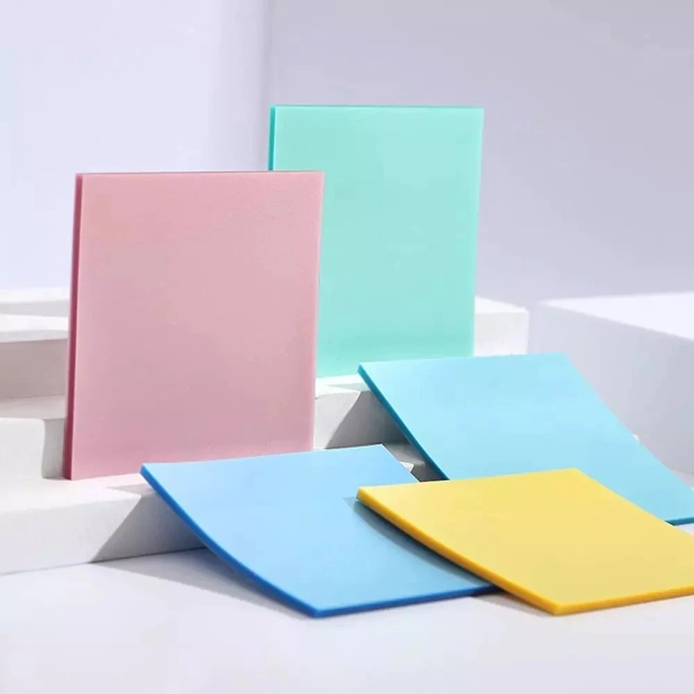 Notas Adhesivas BRW "PASTEL TRANSPARENTES" 75 x 75 - 4 COLORES - (TRANSPARENTES - RESALTADOR)