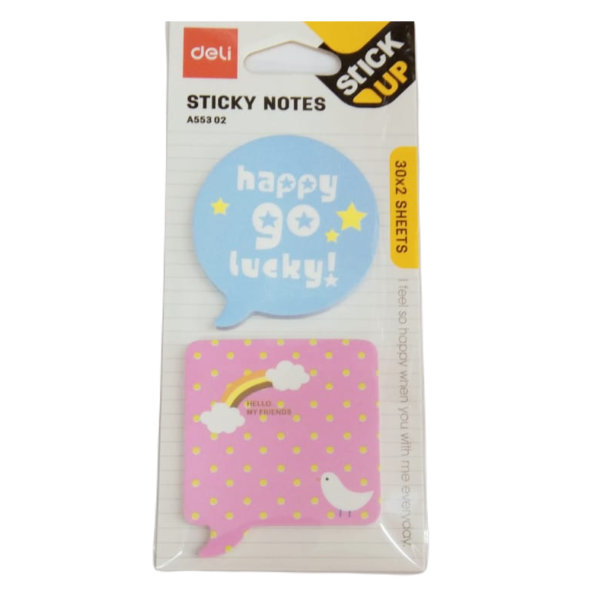 Notas Adhesivas Deli x 2 unidades **Go Lucky** Tematicas