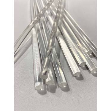 PROMO BARRAS DE SILICONA FINA - x 10 UNIDADES - 28 cm