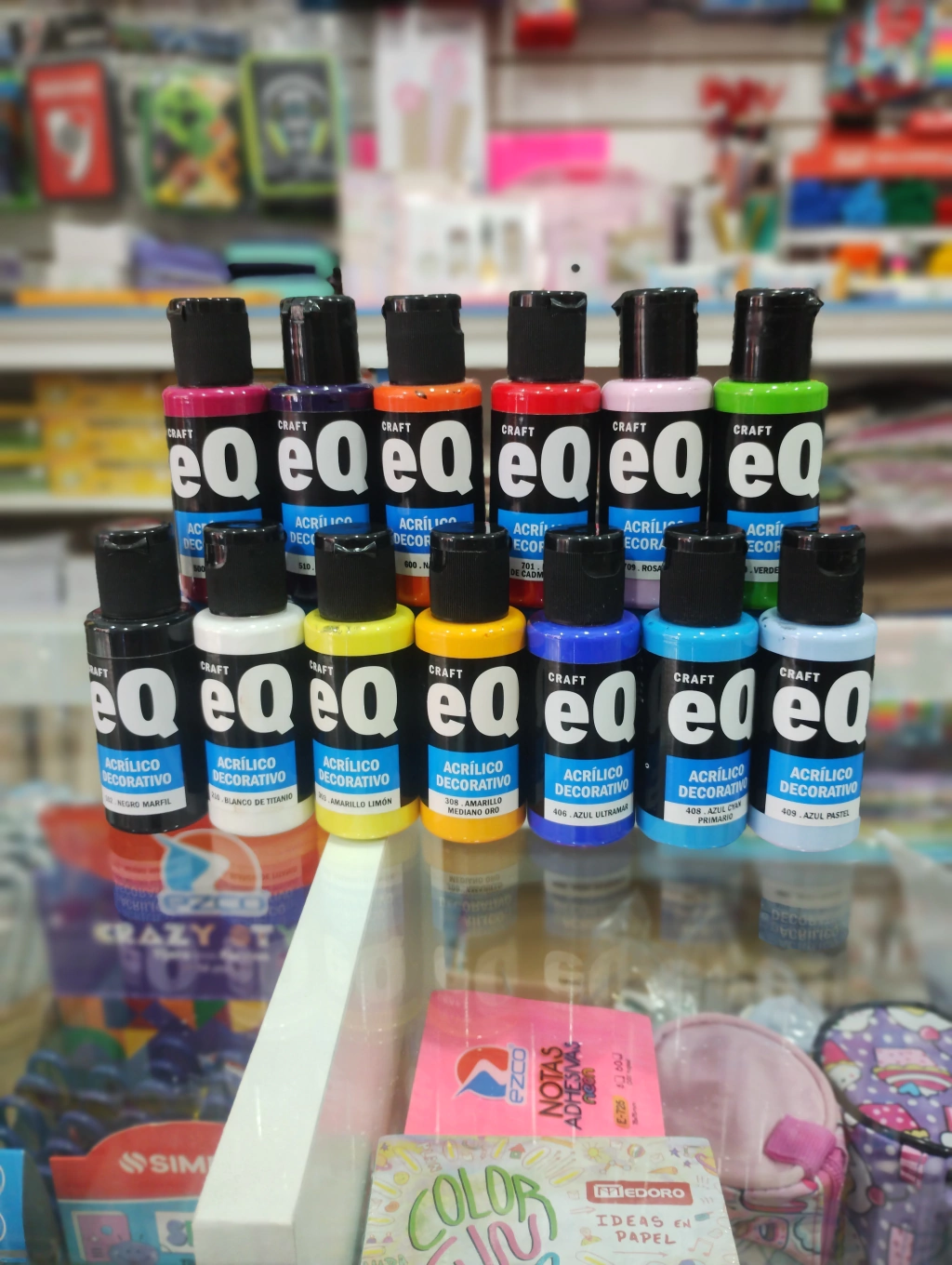 ACRILICOS "EQ ARTE" EN POMO x 60 ml