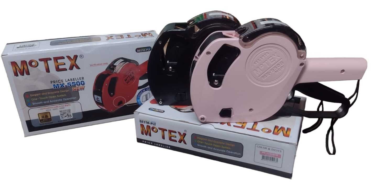 Maquina Etiquetadora de Precios "MOTEX NEGRO 6 DIGITOS MX - 5500"