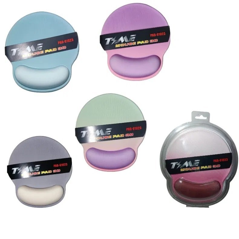 Pad para Mouse "Gel Con Apoya Muñeca TIME " Antideslizante