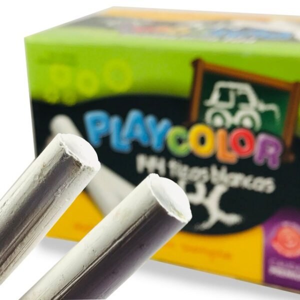 Tizas Playcolor Caja x 144 unidades "BLANCAS"