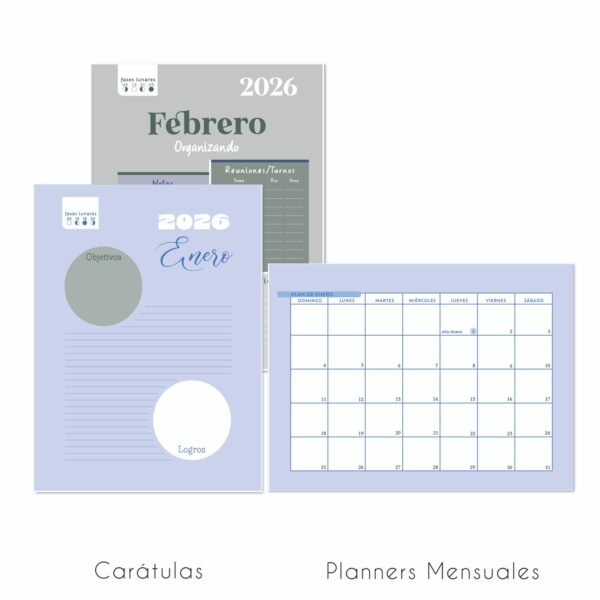 Agendas 2026 " CUERINA C/ CIERRE Y ANILLADA " -Semanal- 16x22 A5 TAMAÑO MEDIANO PREMIUM
