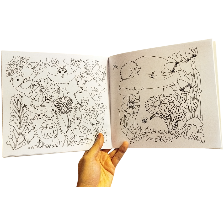 LIBROS PARA COLOREAR " JARDIN encantado " ARTEMISA 32 PAGINAS 21X23