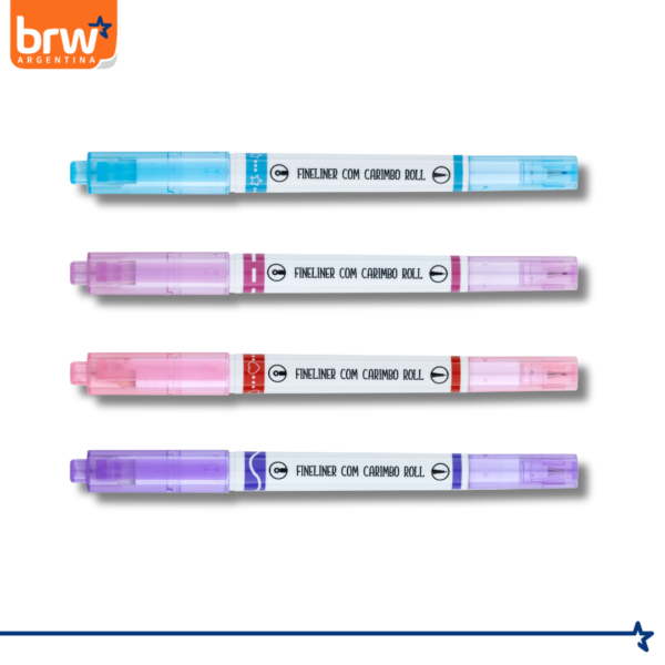 Microfibra BRW - Con Sello Roller - 0.4mm (Doble Punta)