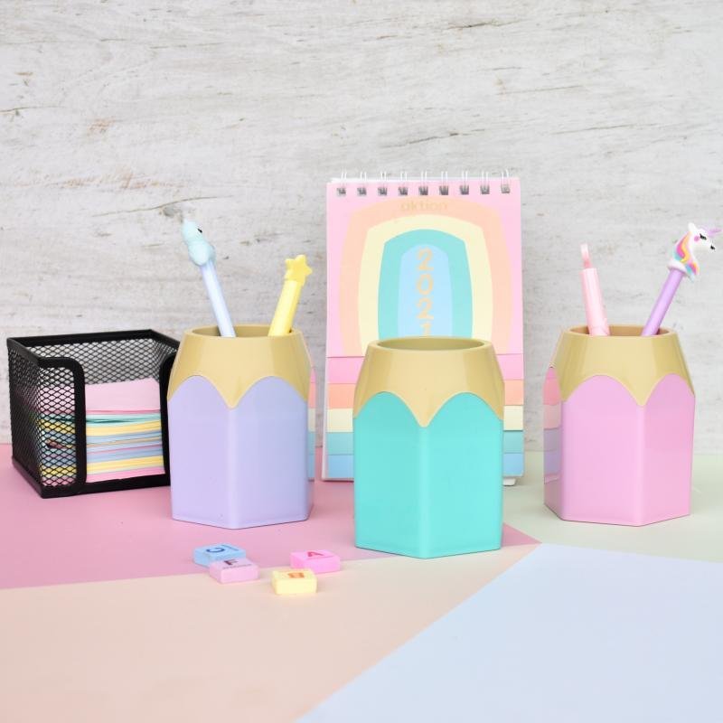 PortaLapiz Pastel - LILA PASTEL - con forma de " Lapiz "