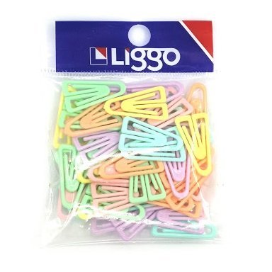 Clips Liggo Triangulares "Pastel" Plásticos X 50 Unidades