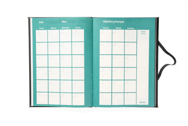 .Agendas PPR " MASCULINA PERPETUA" -Semanal- 15x21 A5 TAMAÑO MEDIANO PREMIUM (SIN FECHA)