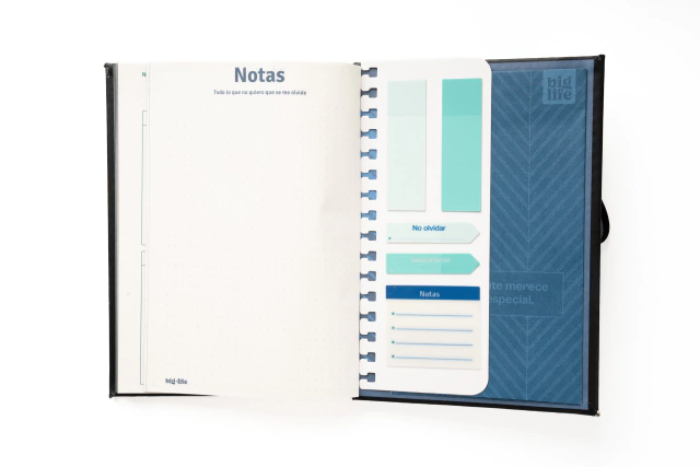 .Agendas PPR " MASCULINA PERPETUA" -Semanal- 15x21 A5 TAMAÑO MEDIANO PREMIUM (SIN FECHA)