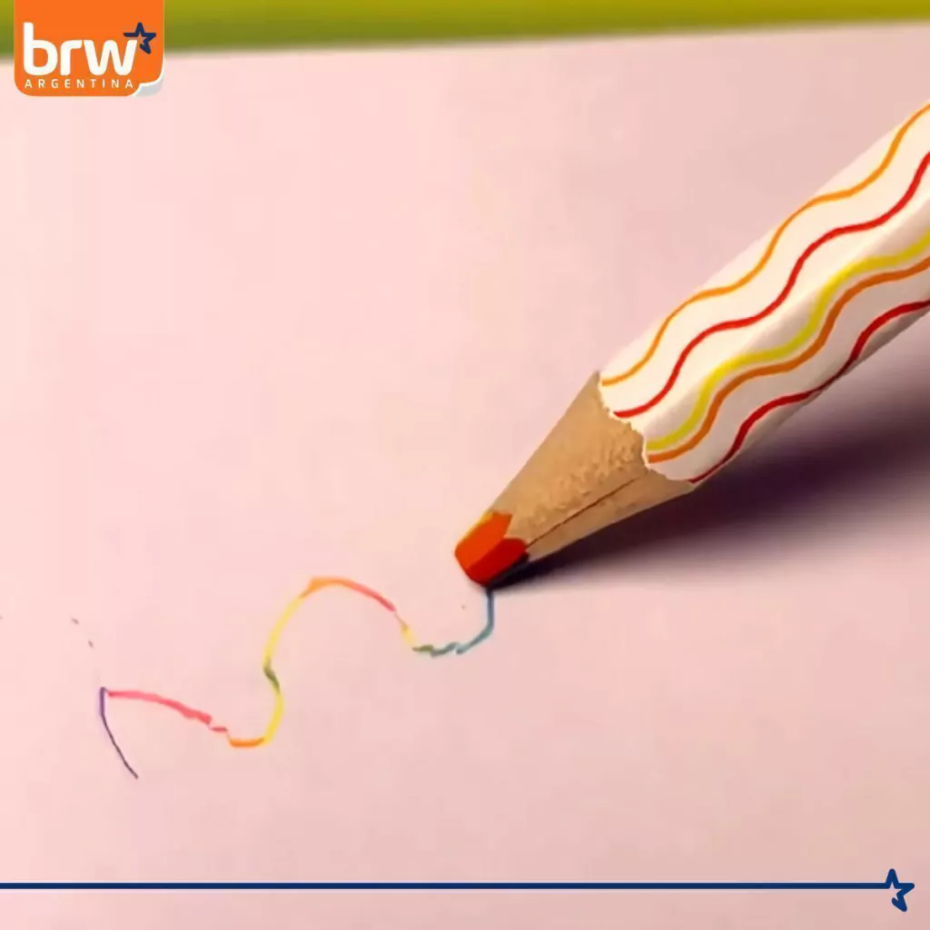 LAPIZ JUMBO BRW * ARCOIRIS CLASICO * RAINBOW (GRUESO)