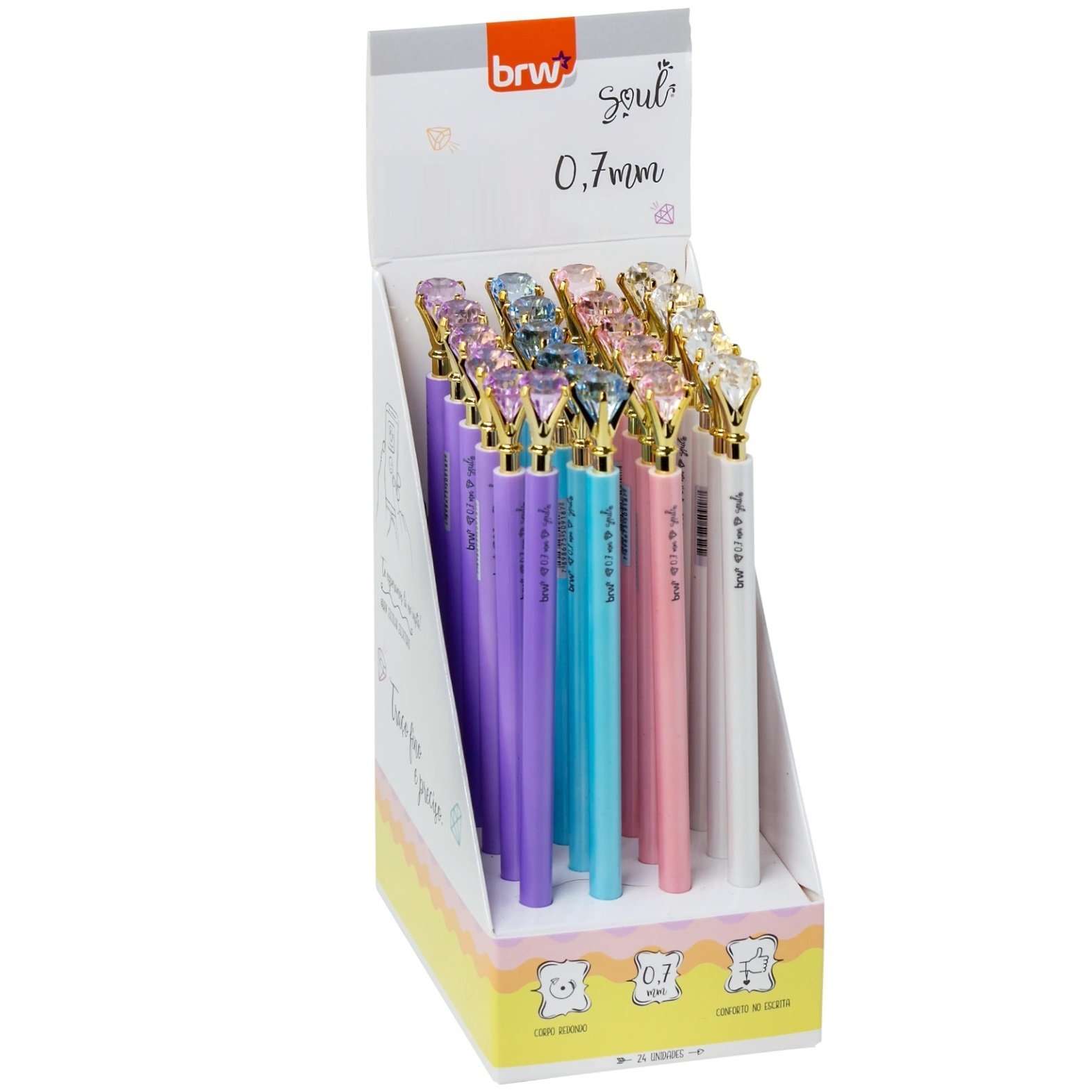 PORTAMINAS BRW ** DIAMANTES **  0.7 mm