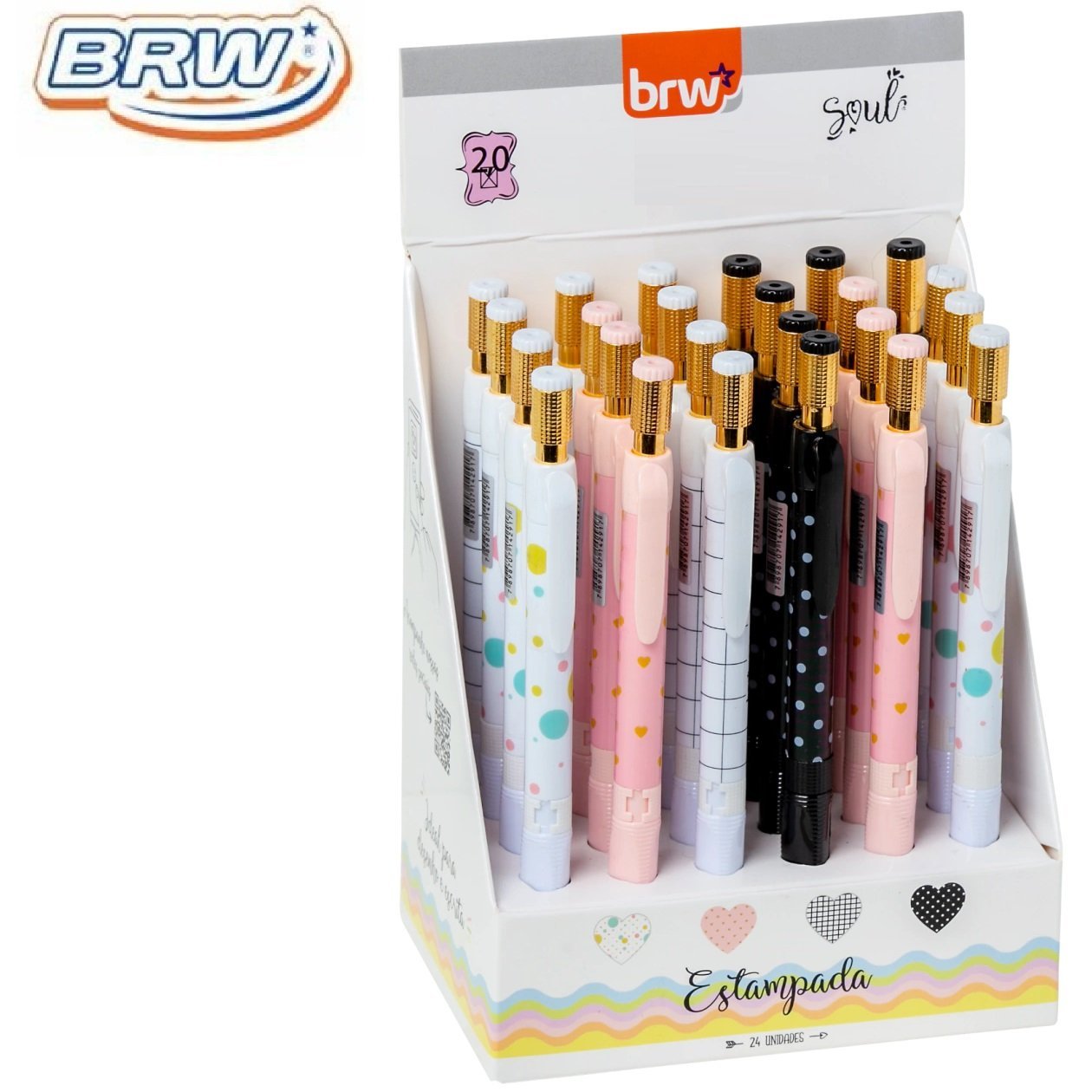 PORTAMINAS BRW ** ESTAMPADOS **  2 mm  (Mina de Lapiz)