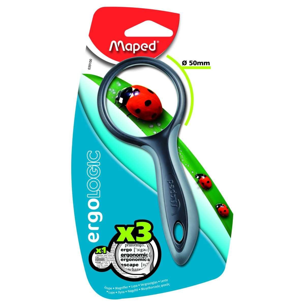 LUPA MAPED 50 MM ErgoLogic (AUMENTO x3)