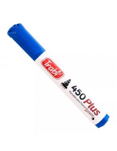 Marcador para Pizarra ** Azul 450 **  RECARGABLE Trabi