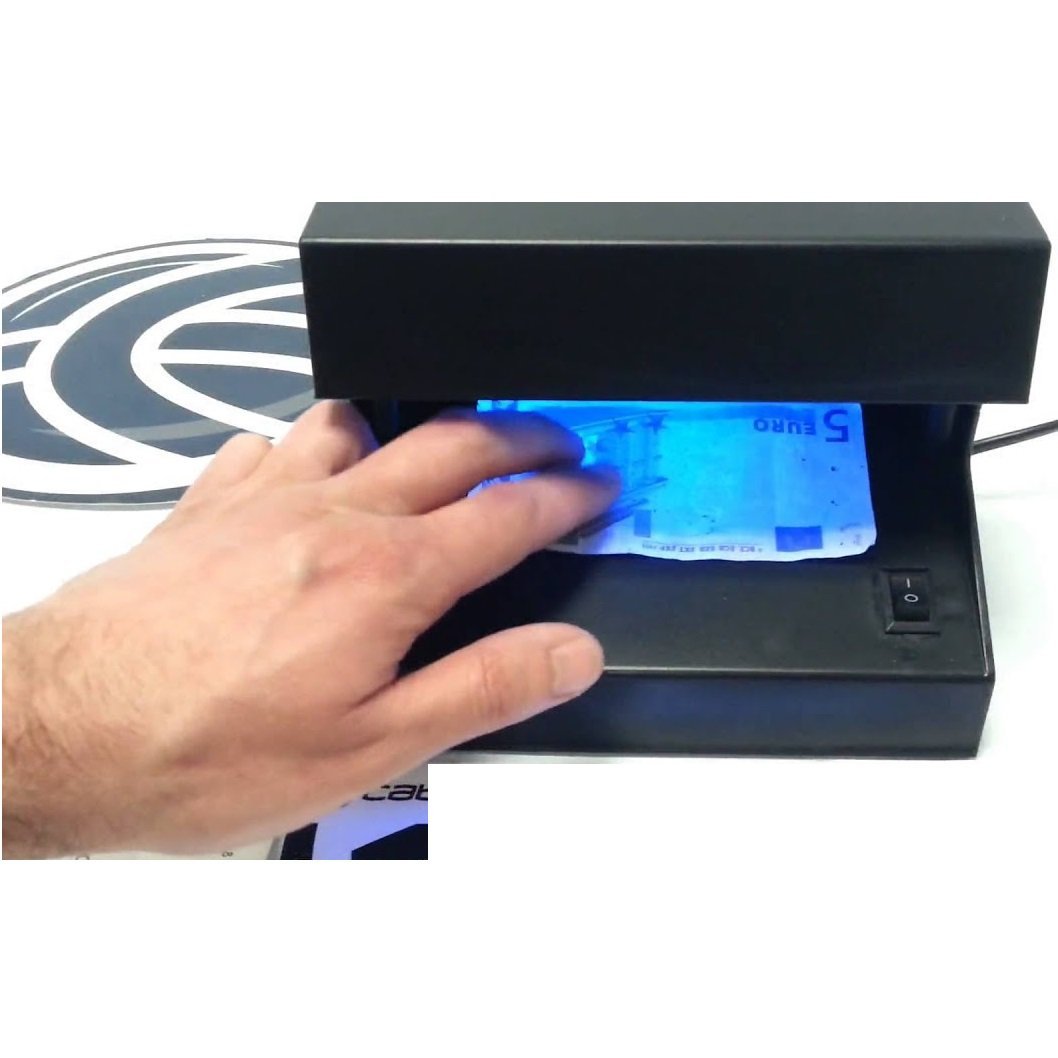 Maquina Eléctrica Detecta Billetes Falsos Ultra violeta (Pesos, Dolares y Euros)