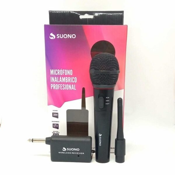Microfono INALAMBRICO Suono Karaoke (30 metros de alcance)