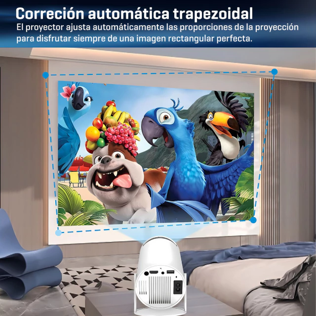 Proyector Led * ORYX * Smart Android 9 Ultra Hd 3500 Lumenes Wifi Bt