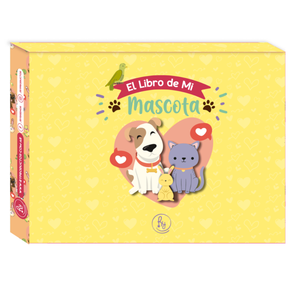 Album Libro de mi Mascota "Amarillo" RY DESIGN