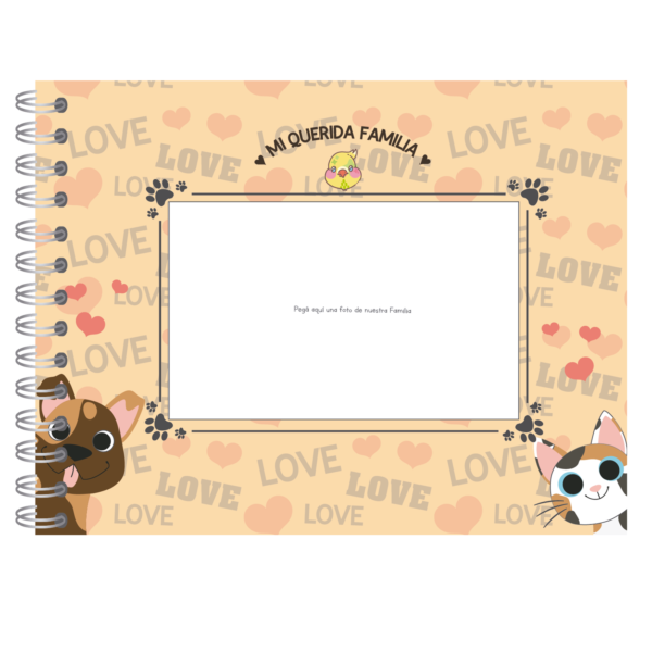Album Libro de mi Mascota "Amarillo" RY DESIGN