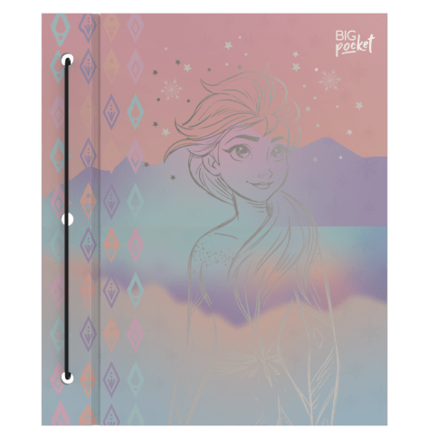 Tapa de Carpeta Escolar N3 " FROZEN PASTEL " PPR