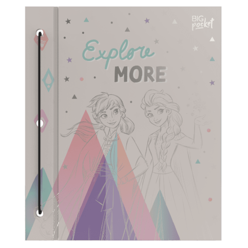 Tapa de Carpeta Escolar N3 " FROZEN BLANCO " PPR