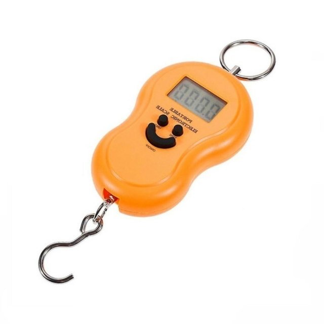 Balanzas Electrónicas 50 Kg c/ Gancho - Valijas - Equipaje - Pesca