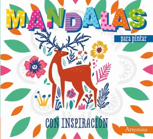 LIBROS PARA COLOREAR " CIERVO - INSPIRACIÓN " ARTEMISA 32 PAGINAS 20X20