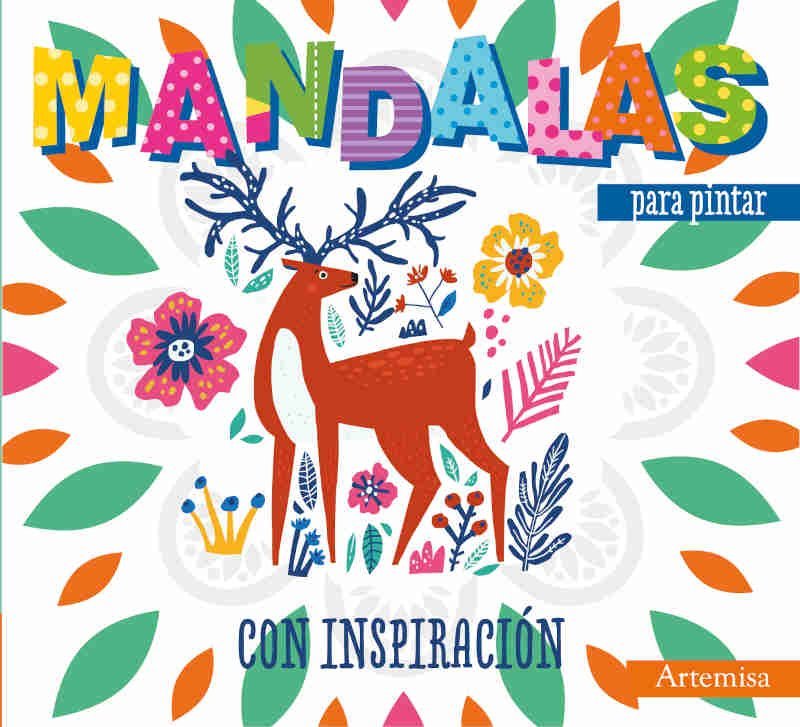 LIBROS PARA COLOREAR " CIERVO - INSPIRACIÓN " ARTEMISA 32 PAGINAS 20X20