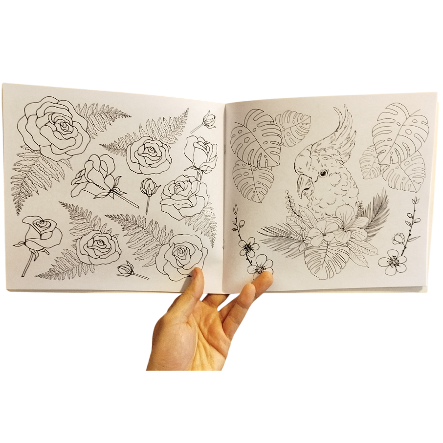 LIBROS PARA COLOREAR " OASIS de colores " ARTEMISA 32 PAGINAS 21X23