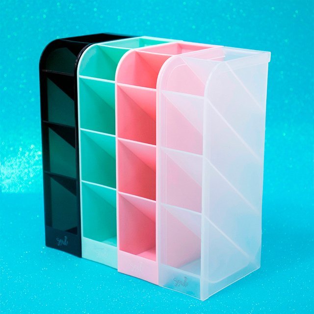 Organizadores de Escritorio "Transparente" 5 Compartimientos