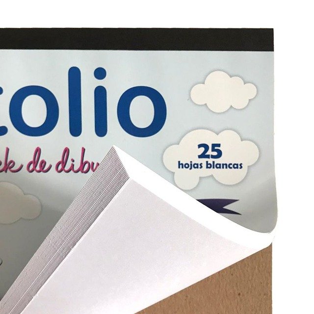 BLOCK DE DIBUJO "CAPITOLIO” NUMERO 5 BLANCO ( 25 HOJAS)