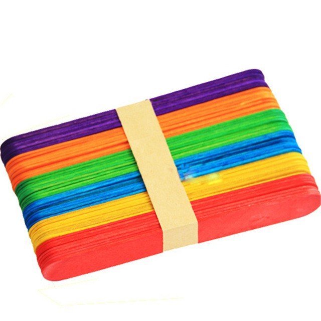 Palitos de Helado " COLORES " x 50 unidades