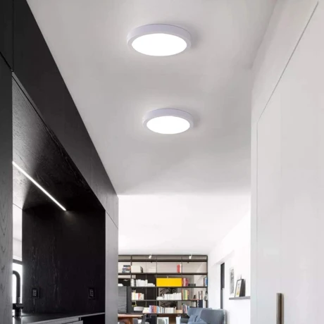 Panel de Luz Led * Redondo Para Aplique 18W Fría * 220v (Para Techo)