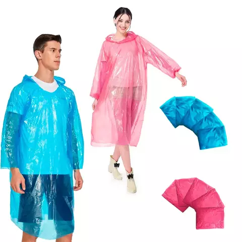 PILOTO DE LLUVIA TIPO CAPA - DESCARTABLE - COLORES